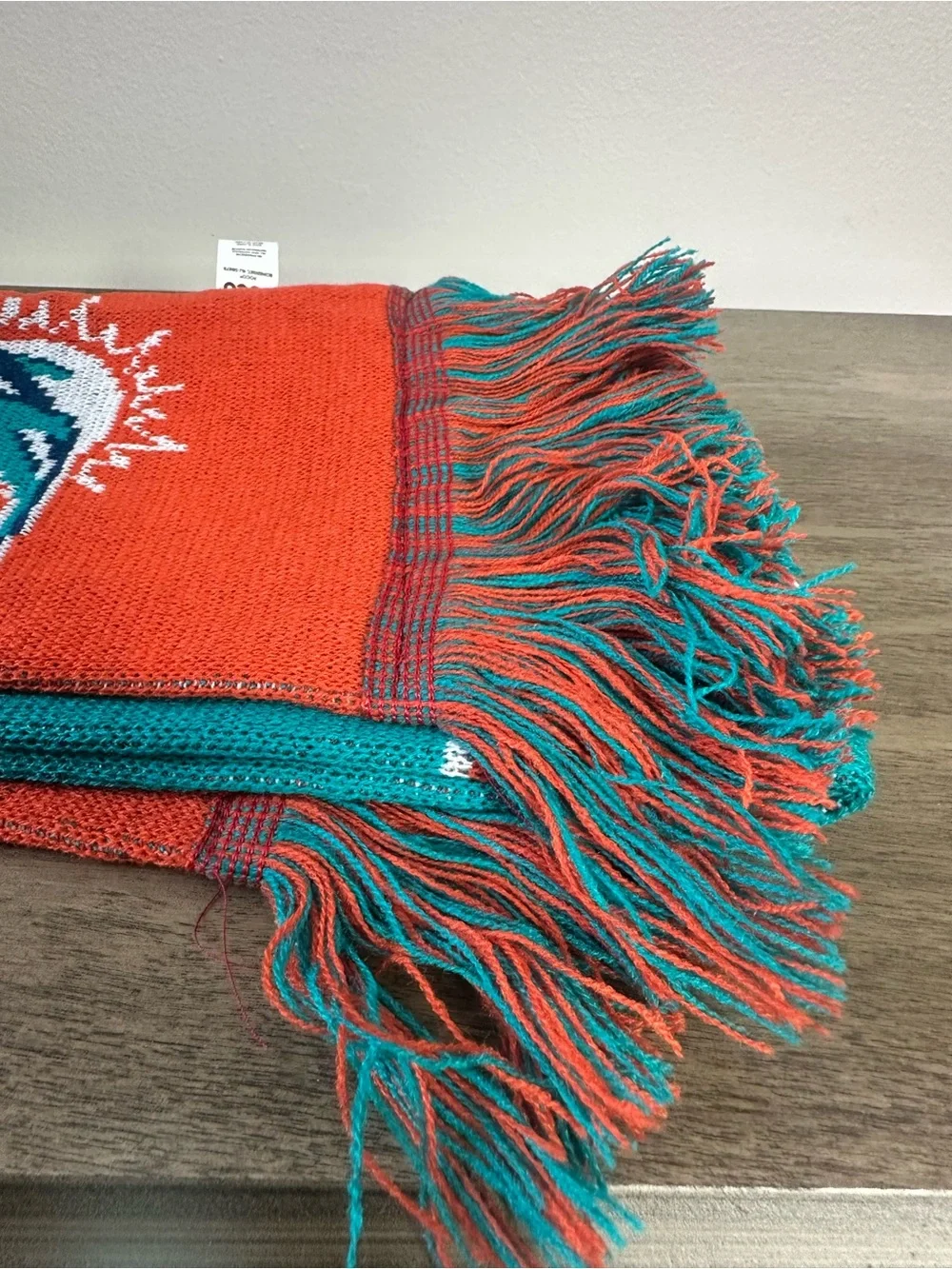 Foco Miami Dolphins Scarf and Gloves Set NFL NWT